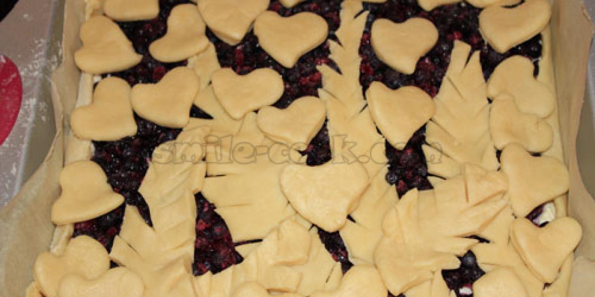 пиріг із чорницями та сиром пиріг із чорницями та сиром