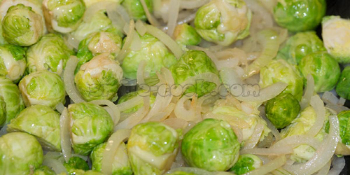 цибуля і брюссельська капуста